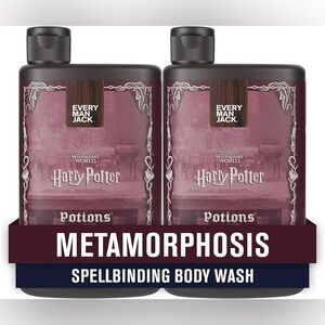 Every Man Jack x Harry Potter Potions Body Wash Set (2-Pack) Metamorphosis (NEW)